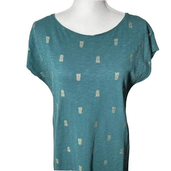 Boden Paulina Knit Shift Dress Size 6 Woodland Gold Pineapple Casual Resortwear - Picture 8 of 14